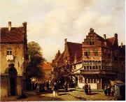 unknow artist European city landscape, street landsacpe, construction, frontstore, building and architecture.019 Germany oil painting reproduction